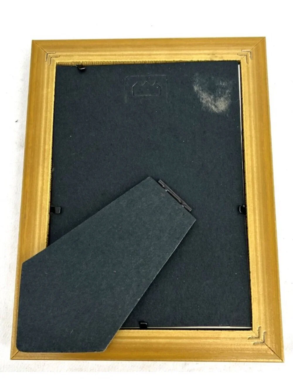 Gold Picture Frame 5 x 7 Wood Gold Leaf Florentine Glass Table Top Wall USA